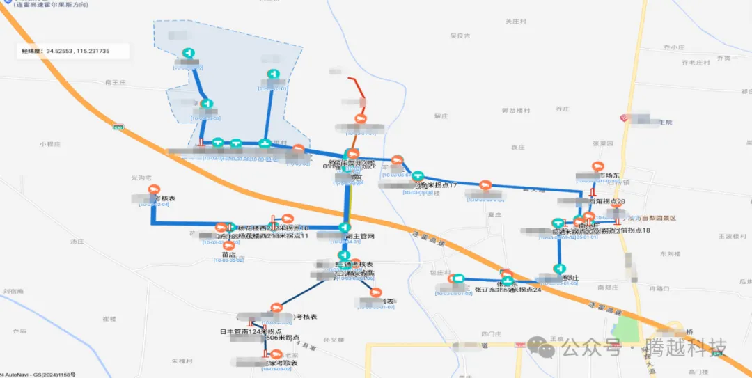 管网漏损分析地图
