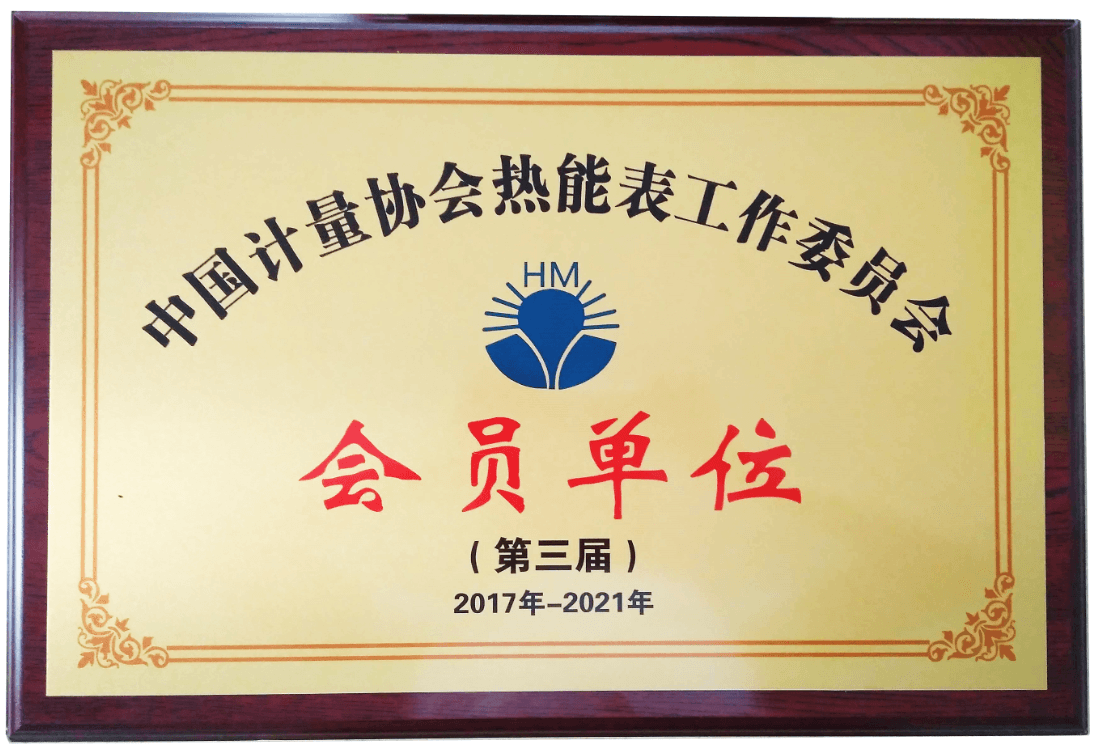 中国计量协会热能表工作委员会会员单位-腾越科技